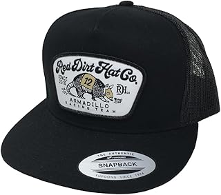 Red Dirt Hat Company Armadillo Racing Adjustable Snapback Hat
