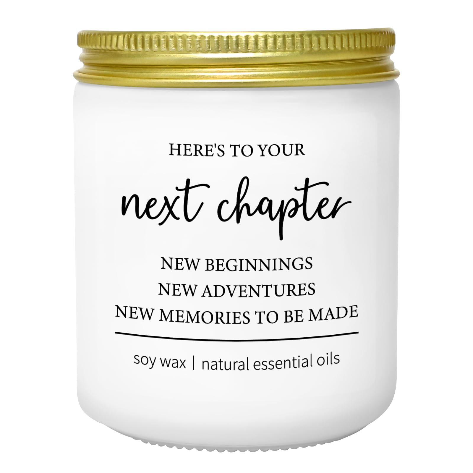 Mrssbea Moving, Leaving, New Job Gifts, Retirement Gift for Coworkers, Leaving Gifts for Colleagues, Congratulations Next Chapter Candle, Good Luck New Beginnings New Home Presents for Friend Women