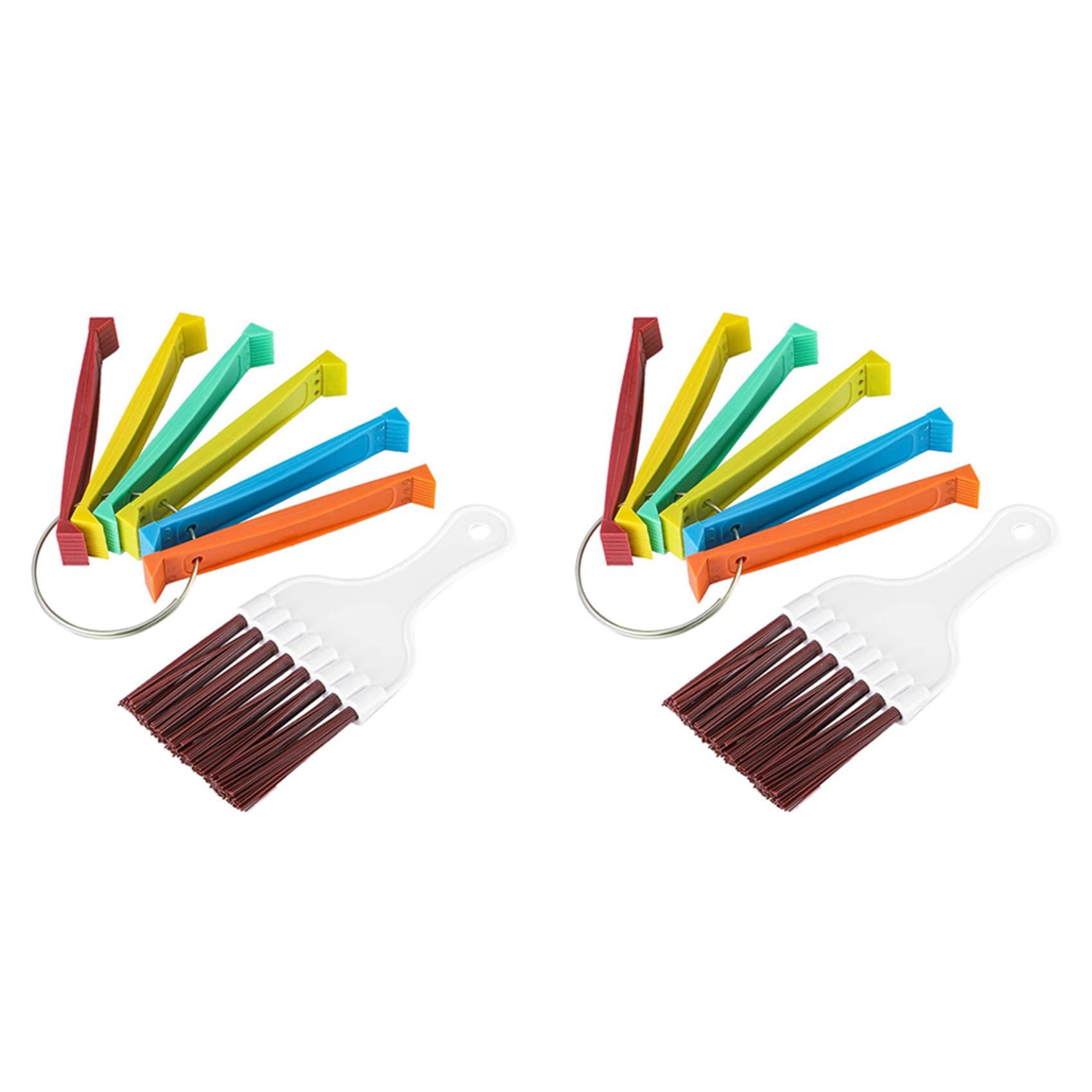 Hndhbfgrt 2X FCR6 Ring Fin Comb Set, Air Conditioner Fin Comb Straighten Evaporator Condensor Coils, AC Fin Comb Straightener