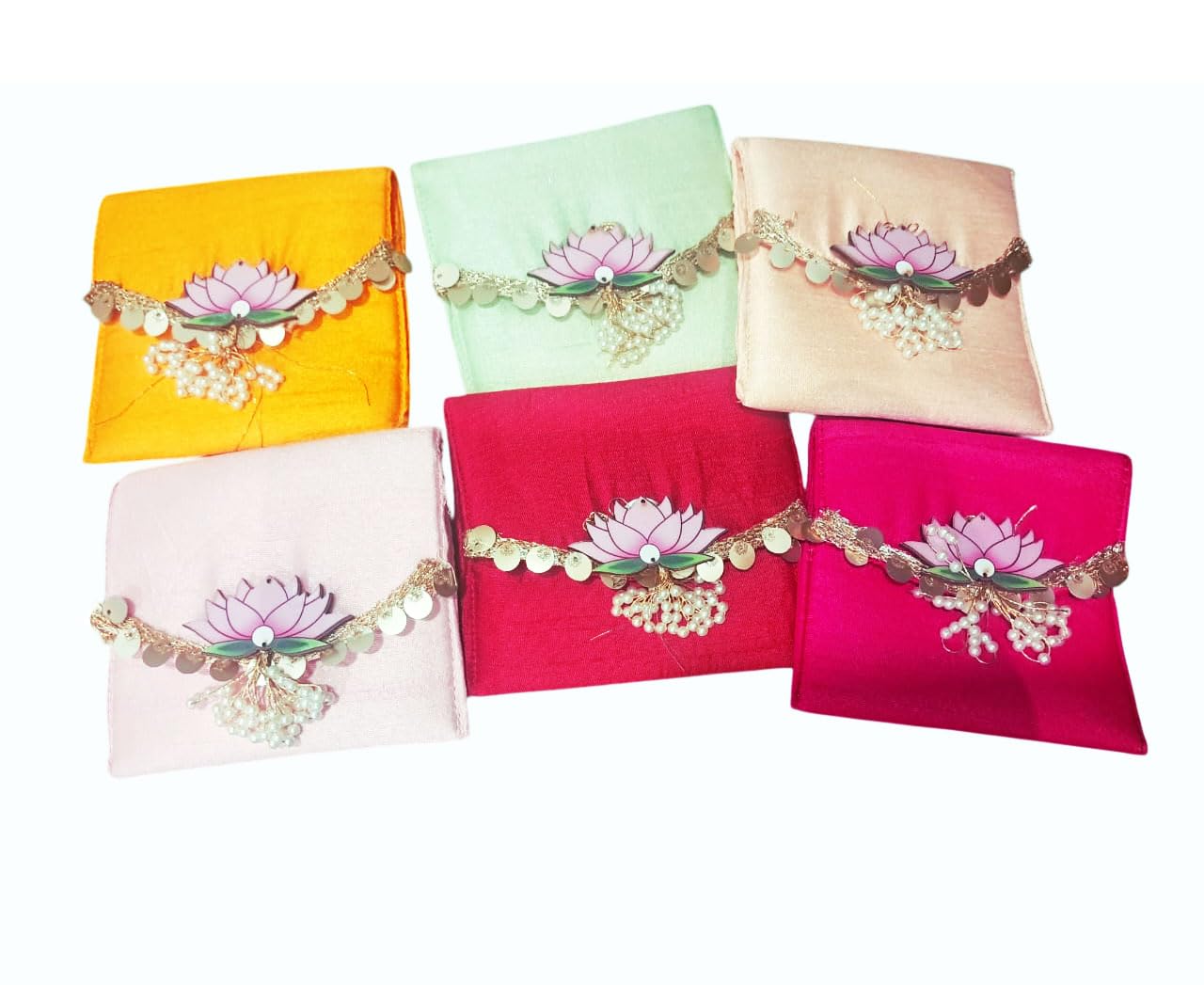 Small Ginni Coin Purse Pouches with Lotus MDF for Wedding Haldi Mehndi Ceremony Diwali Return Gifting Bags (5)-image-4