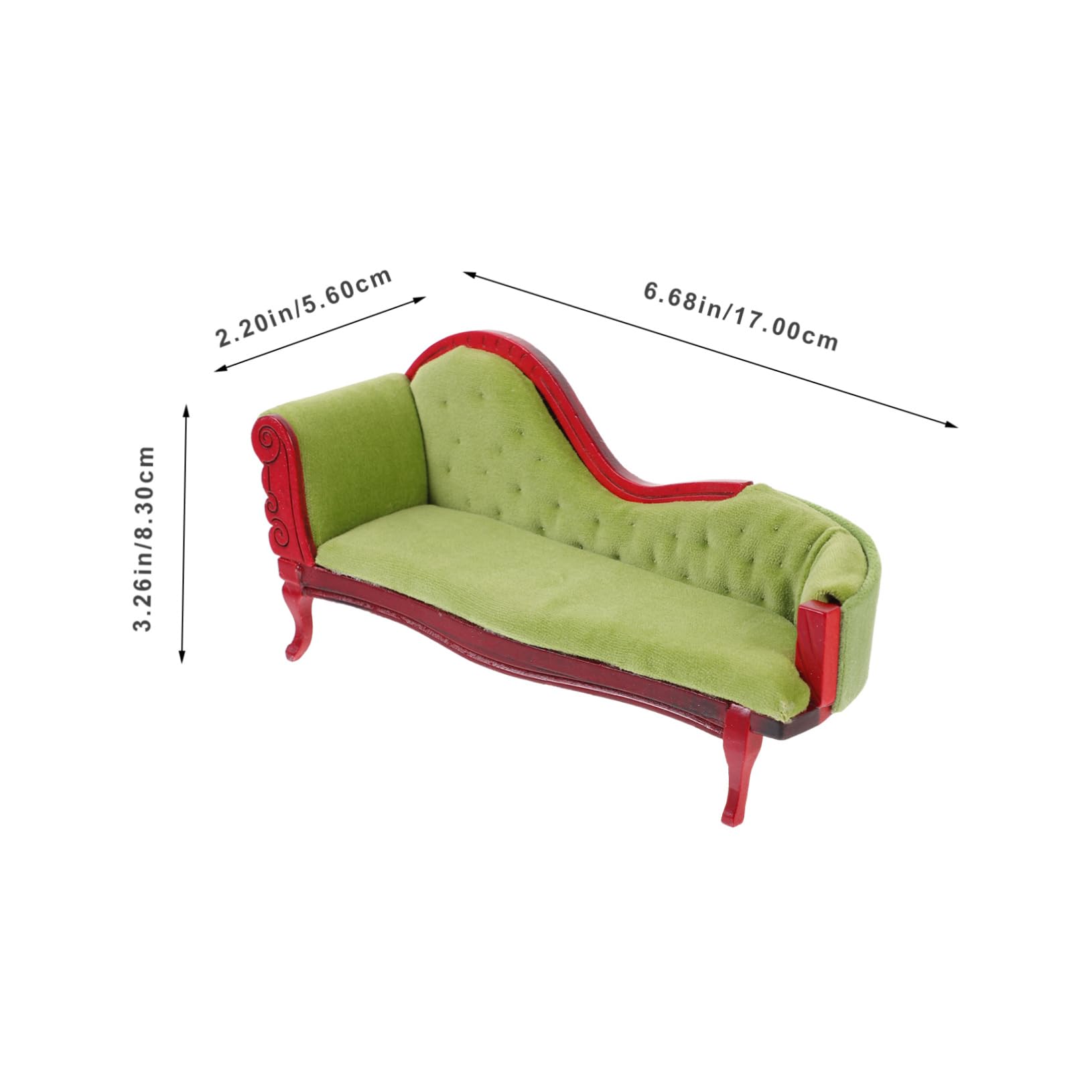 Mini Meuble Bois Vintage Toddmomy – Déco Maison De Poupée, Café, 8,8x7x4,2 Cm