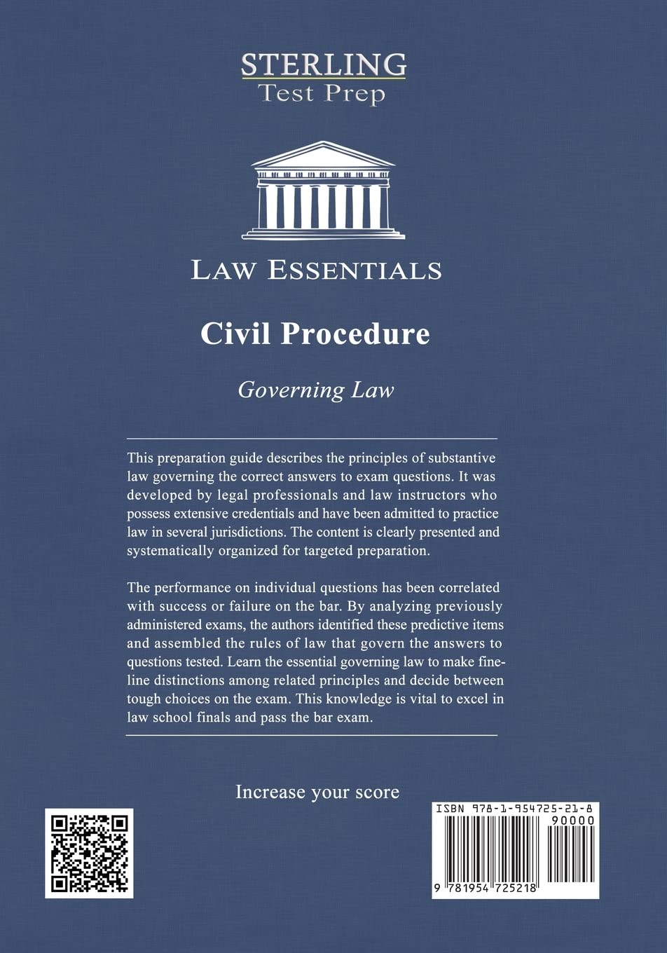 Civil Procedure, Law Essentials: Governing Law for Law School and Bar Exam Prep