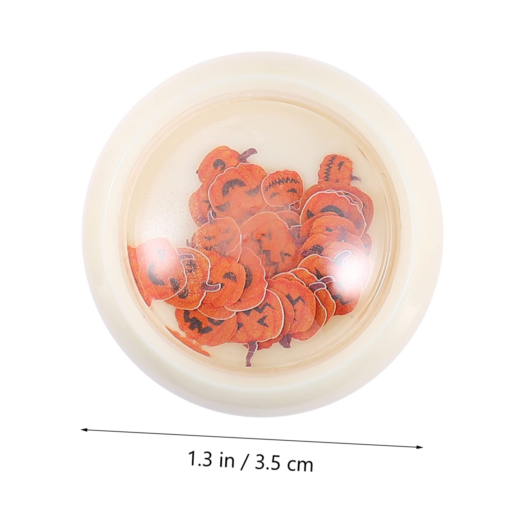 Didiseaon 5 Set Adesivi Per Unghie Di Halloween Accessori Scaglie Di Nail Art Di Halloween Adesivi Per Unghie Delle Streghe Decalcomanie Per Unghie Per Manicure Polpa Di Legno 6 Scatole * 5