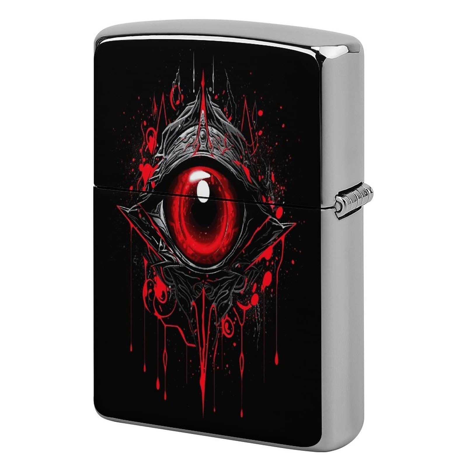 Fodpand Style Eye Of Hell Metal Lighter Case Cover Lighter Sleeve