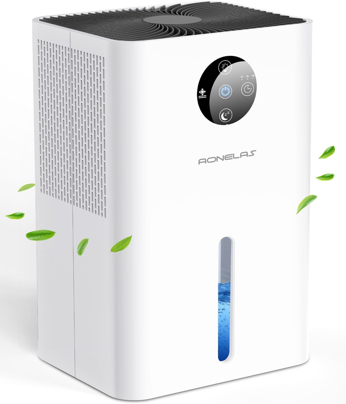 Deumidificatore Portatile 1.8L - Silenzioso Con Luci LED Per Camera, Bagno E Armadi