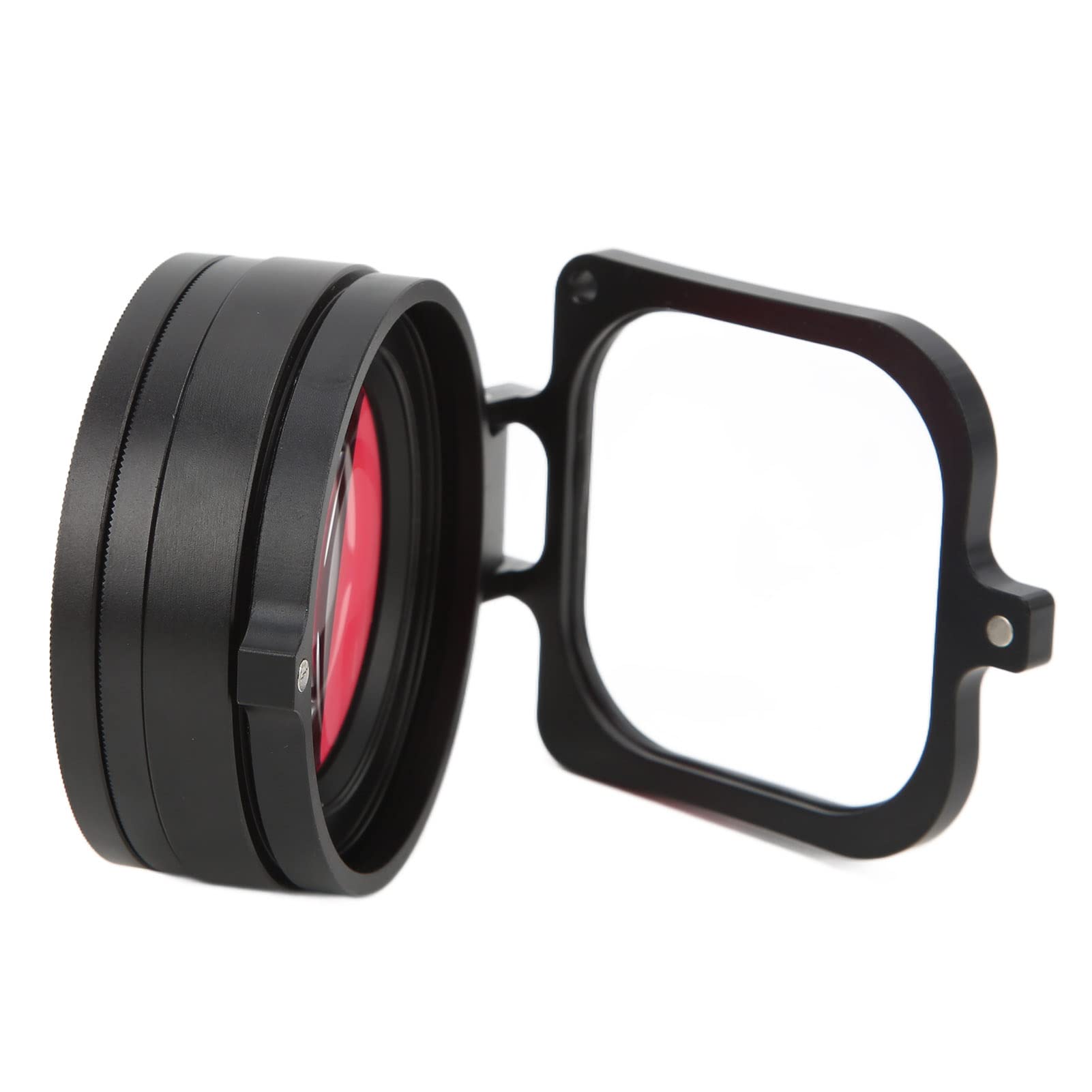 Lente de Primer Plano Macro HD 16x, Filtro de Buceo Rojo Púrpura 58 Mm Estable Ligero para Hero 9 para Fotografía Submarina