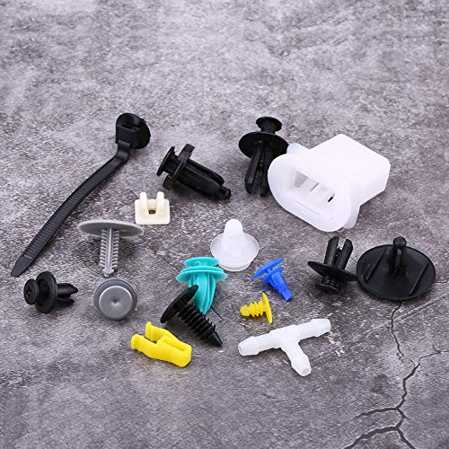 Remaches para carrocería surtidos de plástico duradero para vehículos GM, juego de 730 clips 2