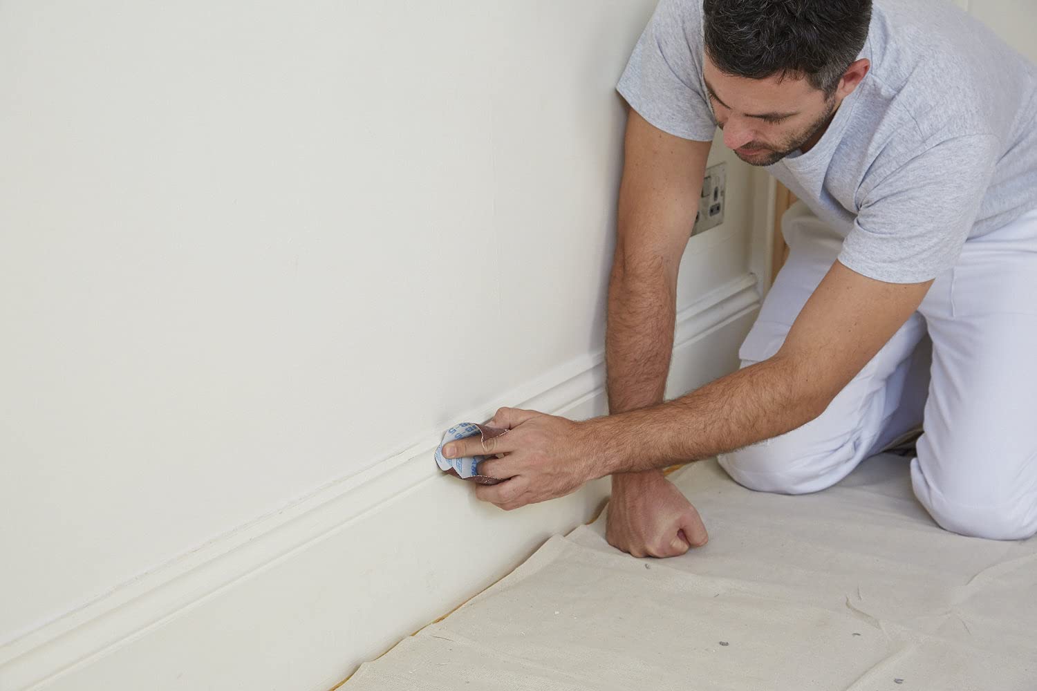ProDec Advance Rollo de 5m 180 Grit Grado muy fino ProFlex Papel de lija de óxido de aluminio ultra flexible resistente a las grietas para lijar madera, pintura, yeso, masilla, metal y más