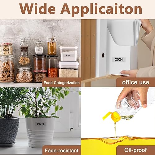 Miniatura 2 de Hehua Tze Tz - Cinta transparente laminada de 1.417 in compatible con Brother P-Touch TZe-161 TZe161 TZ-161 TZ161 TZ161 TZ161 Cinta de etiquetas