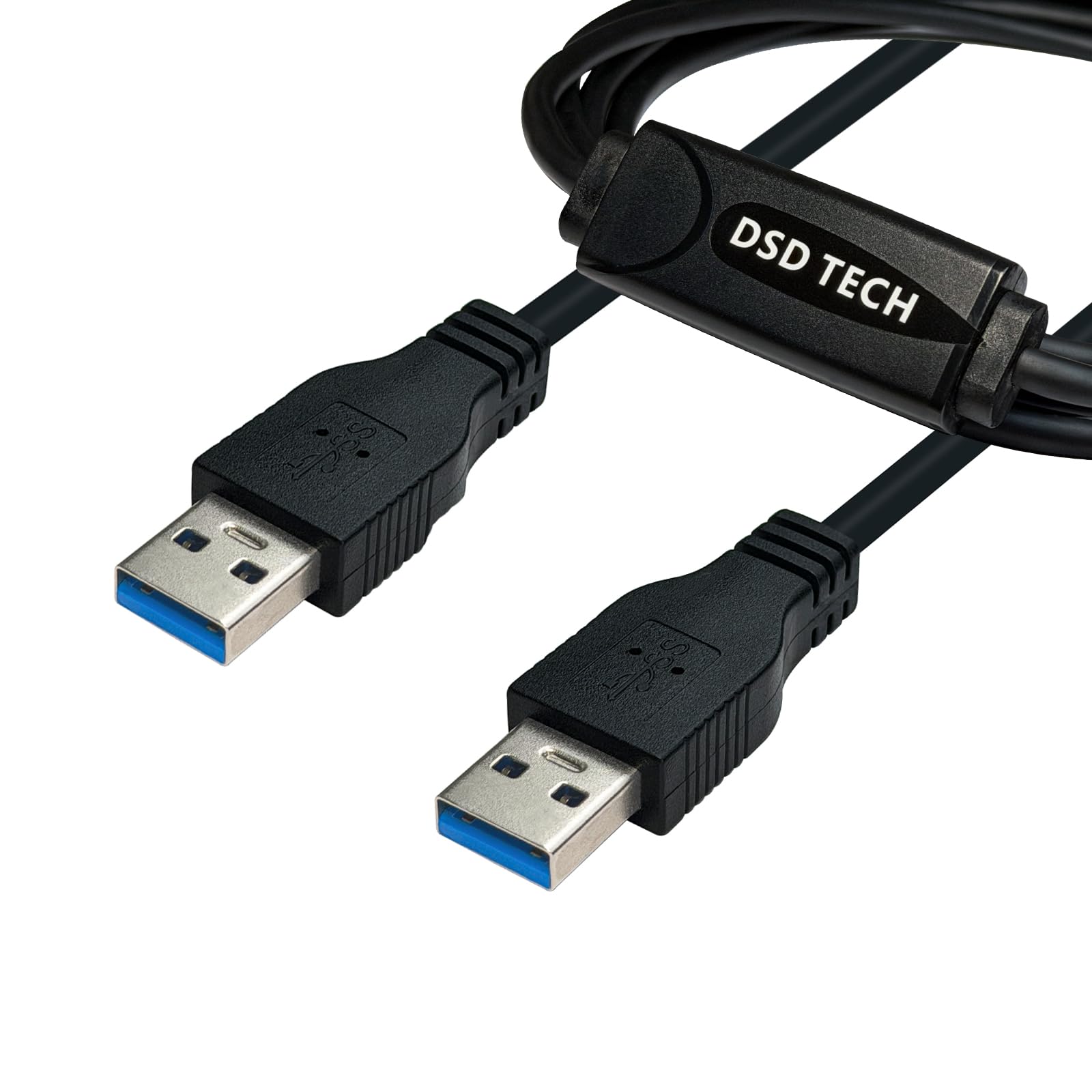DSD TECH SH-K03A Cavo Data Link USB 3.0, Transfer 5Gbps e Condivisione KM, Win/Mac, 3m (10ft)