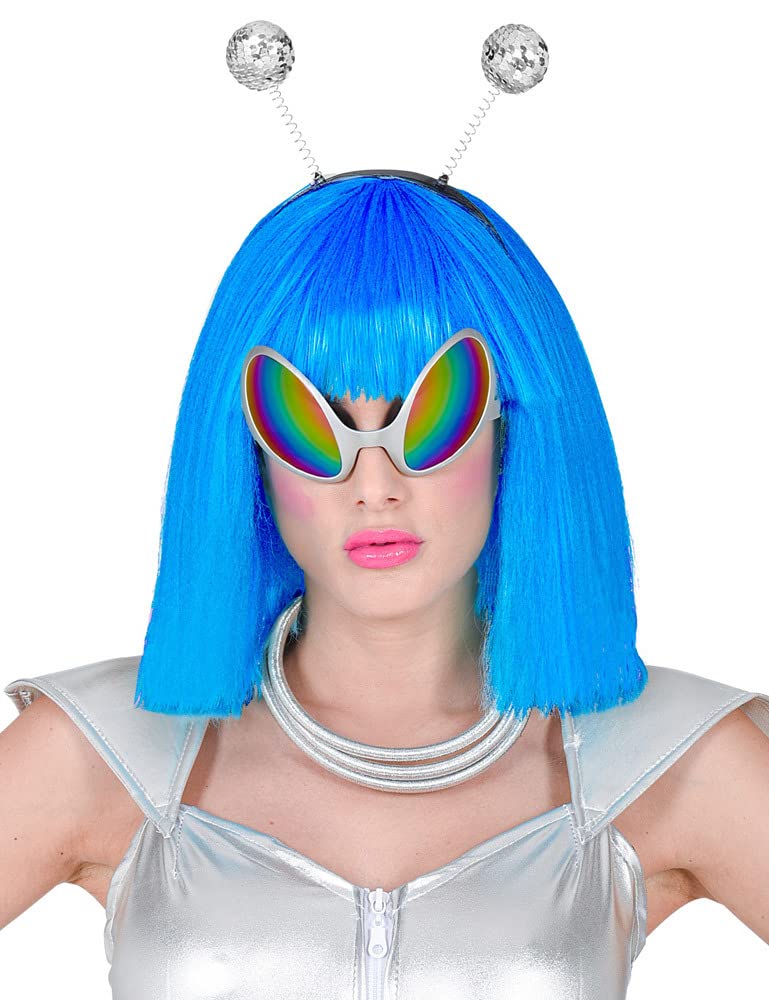 W WIDMANN MILANO Party Fashion 0347O - bril buitenaardse feestbril, kostuumaccessoires, Halloween, carnaval
