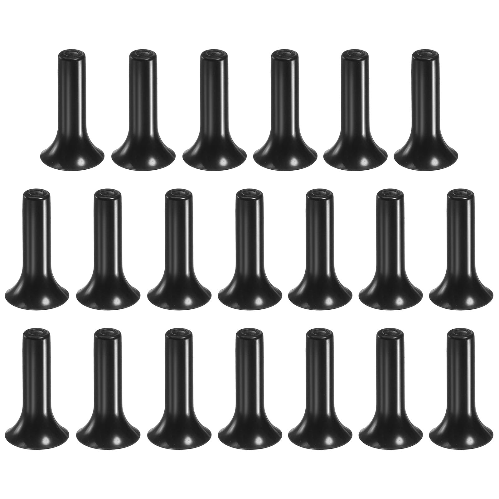 M METERXITY 20-Pack Drip Irrigation End Plugs 1/4 in, Black
