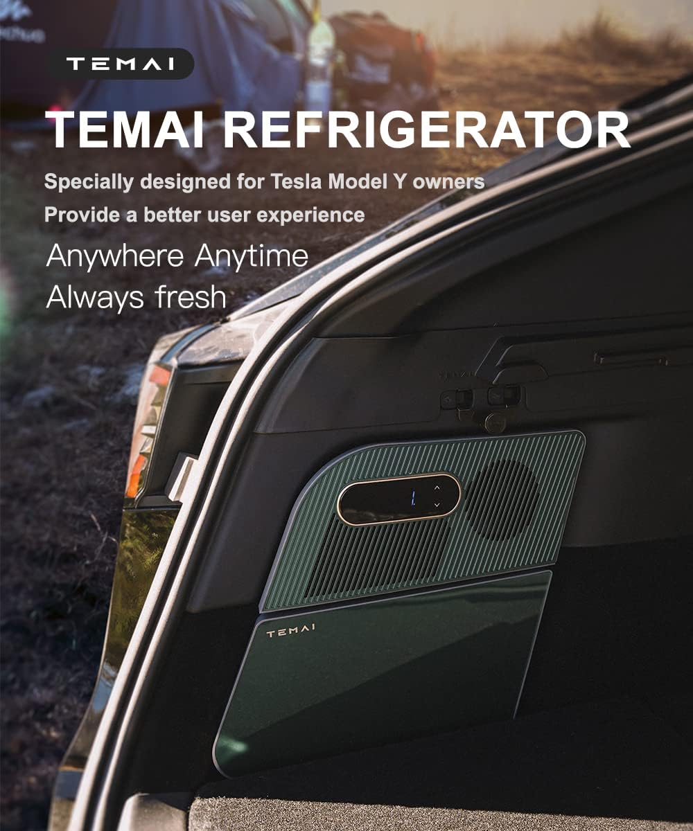 TEMAI Car Refrigerator touch screen control panel