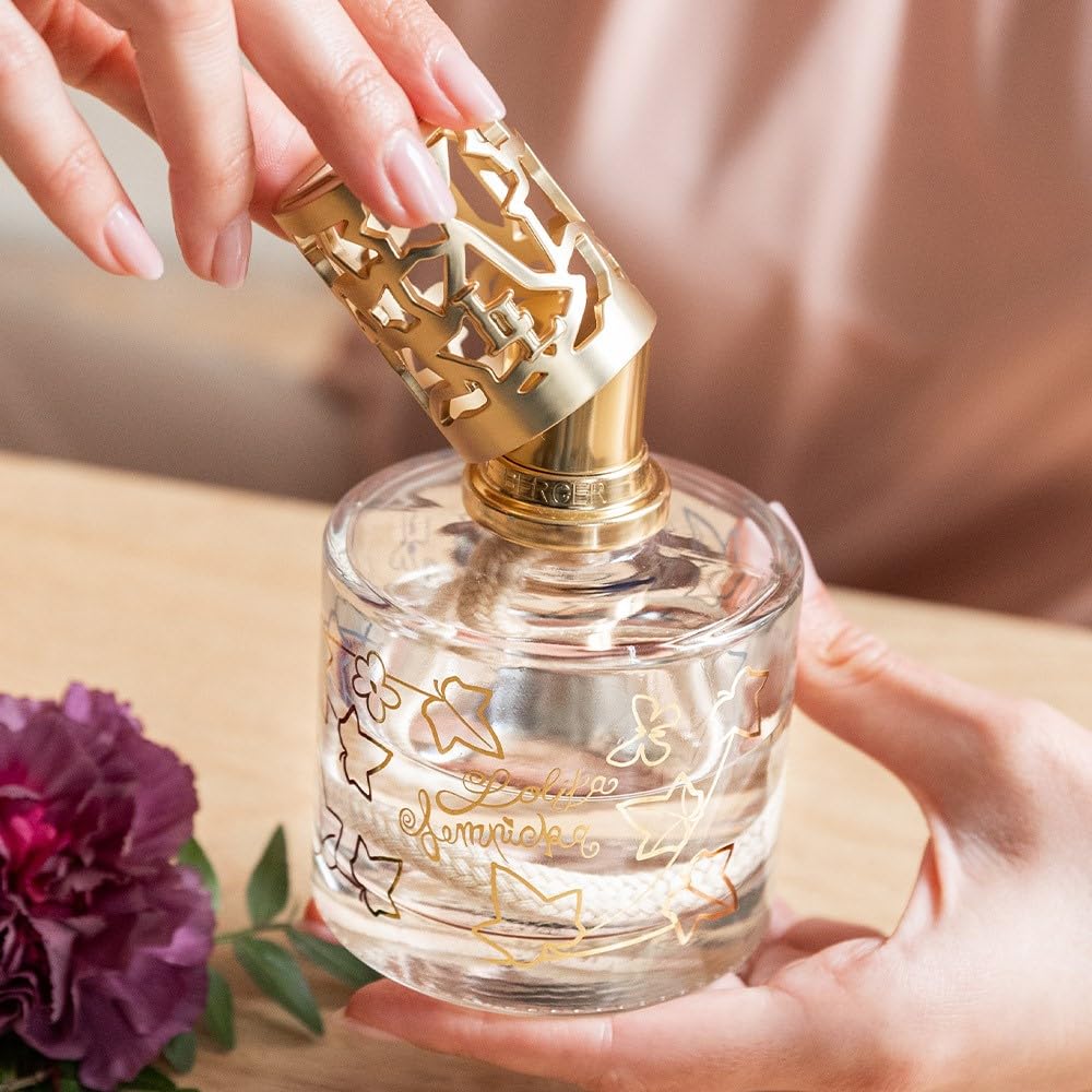 MAISON BERGER - Coffret Lampe Berger Pure Lolita Lempicka - Avec Recharge Parfum, Prête à l'Emploi - Parfume et Purifie - Diffusion Fine, Homogène et Longue Durée - Transparente