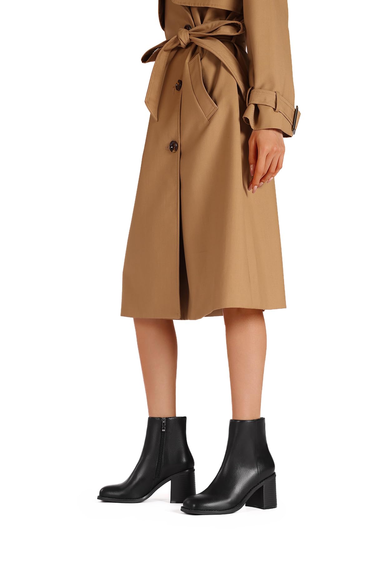 QUEEN HELENA Tronchetti Casual Eleganti Stivaletti con Tacco Donna WS31605