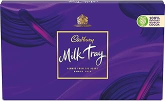 Cadbury Milk Tray Chocolate Box, Assorted Milk Chocolates Gift Set for Birthdays, Christmas Treat for Stockings, Sharing or Gifting, 78 g (Pack of 1)