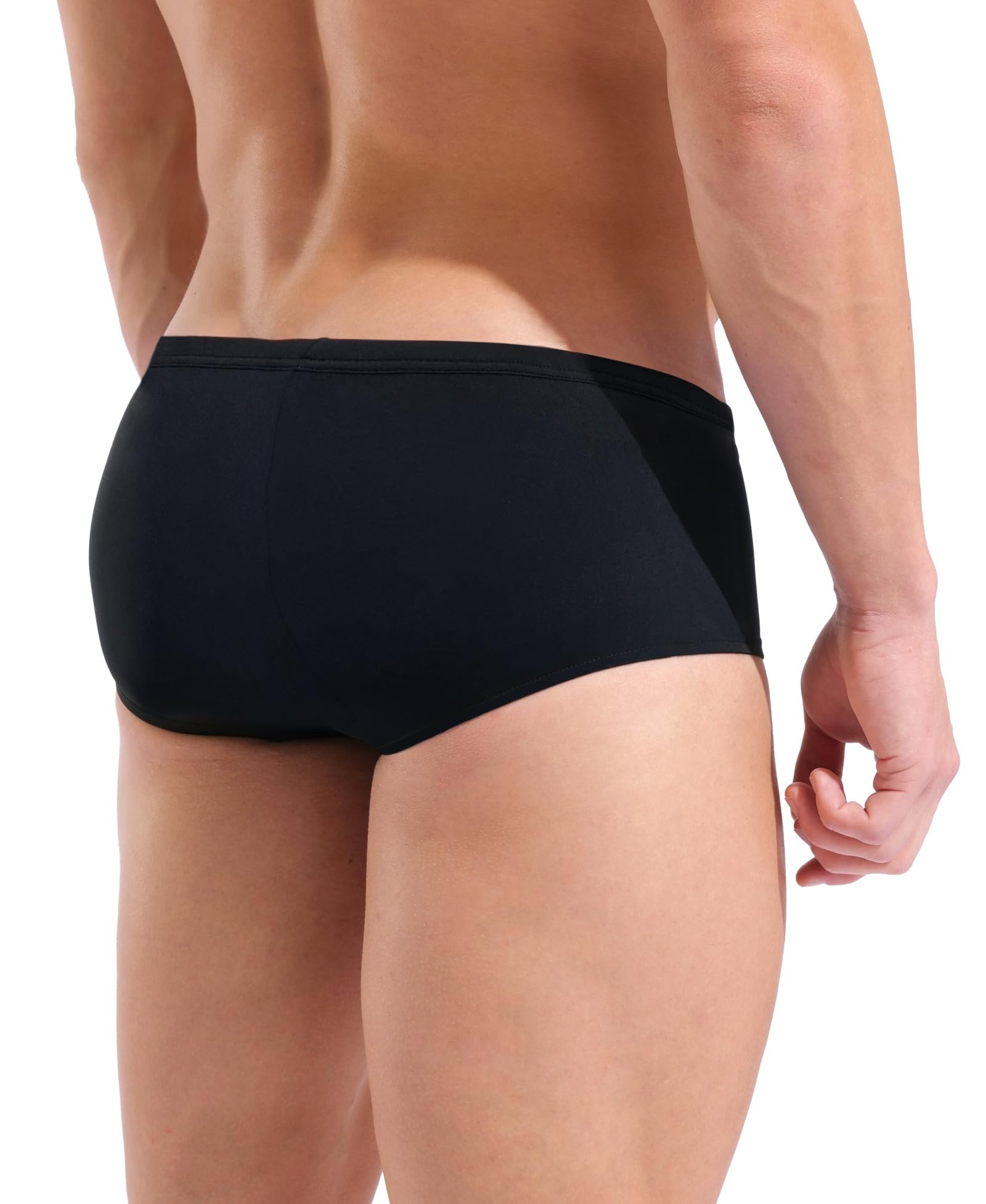 ARENA Costume Uomo Alto Trunk Nuoto Piscina Swim Big Logo Black Taglia 48 ITA