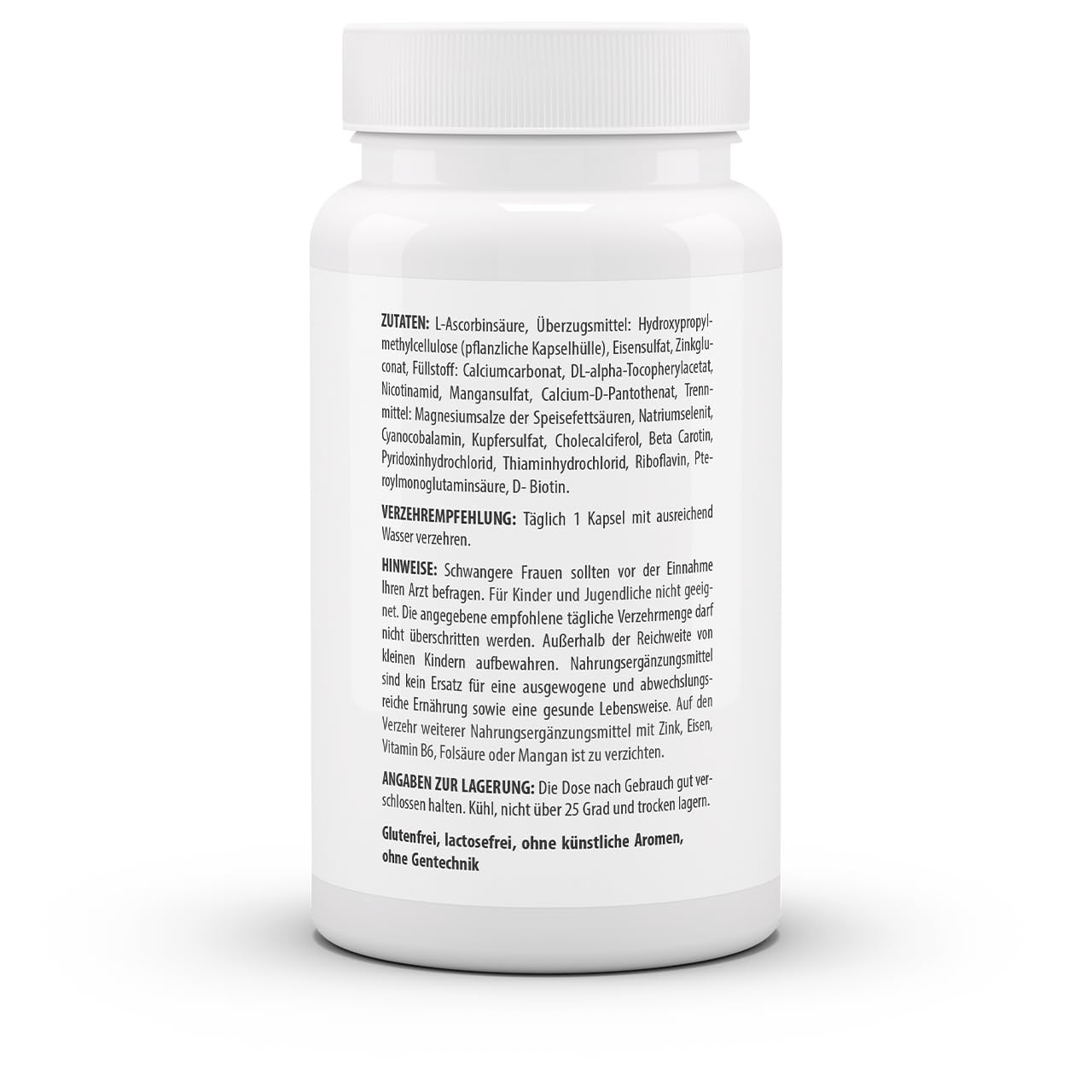 3er Pack Vita World Multivitamin A-Z ohne Vitamin K Jodfrei 3 x 120 Kapseln Vegan Apotheker-Herstellung