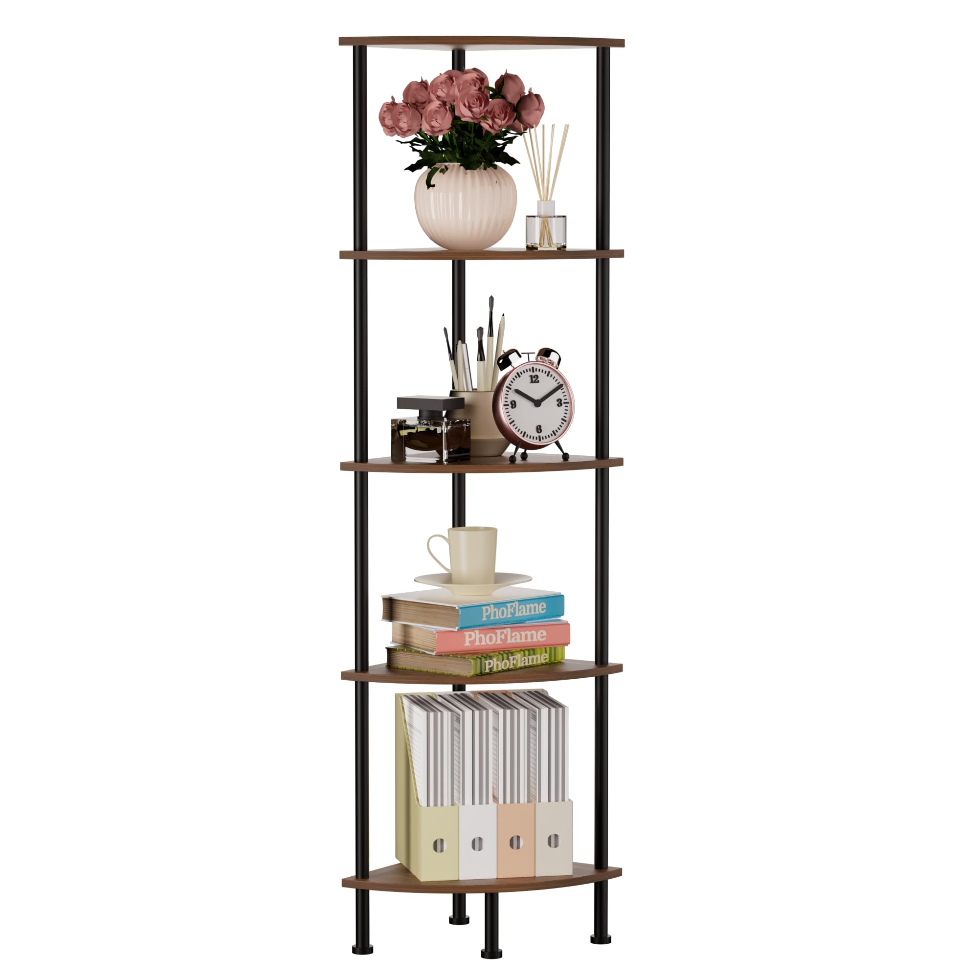 Amazon.com: PhoFlame 5-Tier Corner Shelf Stand, 52