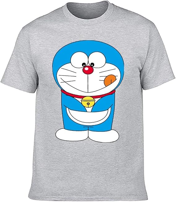 Amazon Doraemon ドラえもん メンズ レディース おもしろ Tシャツ 夏服 スポーツ トップス 半袖 無地 通気性 ファッション ゆったり Tシャツ カットソー 通販