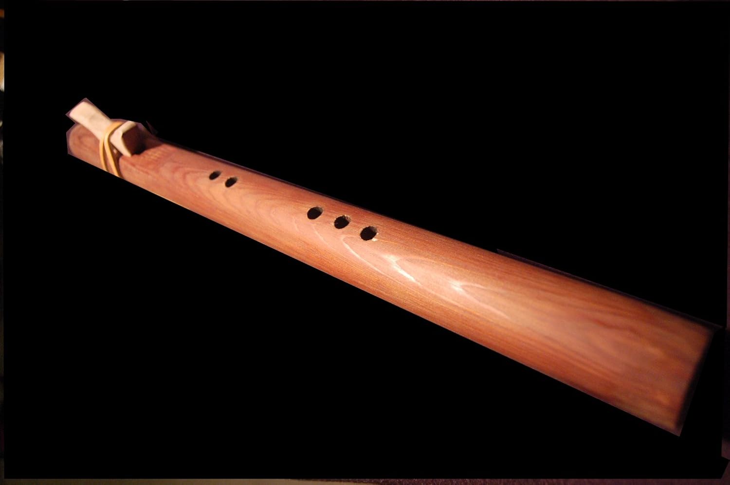 Native American Style Cedar Flute By Gray Fox, Key of F Minor