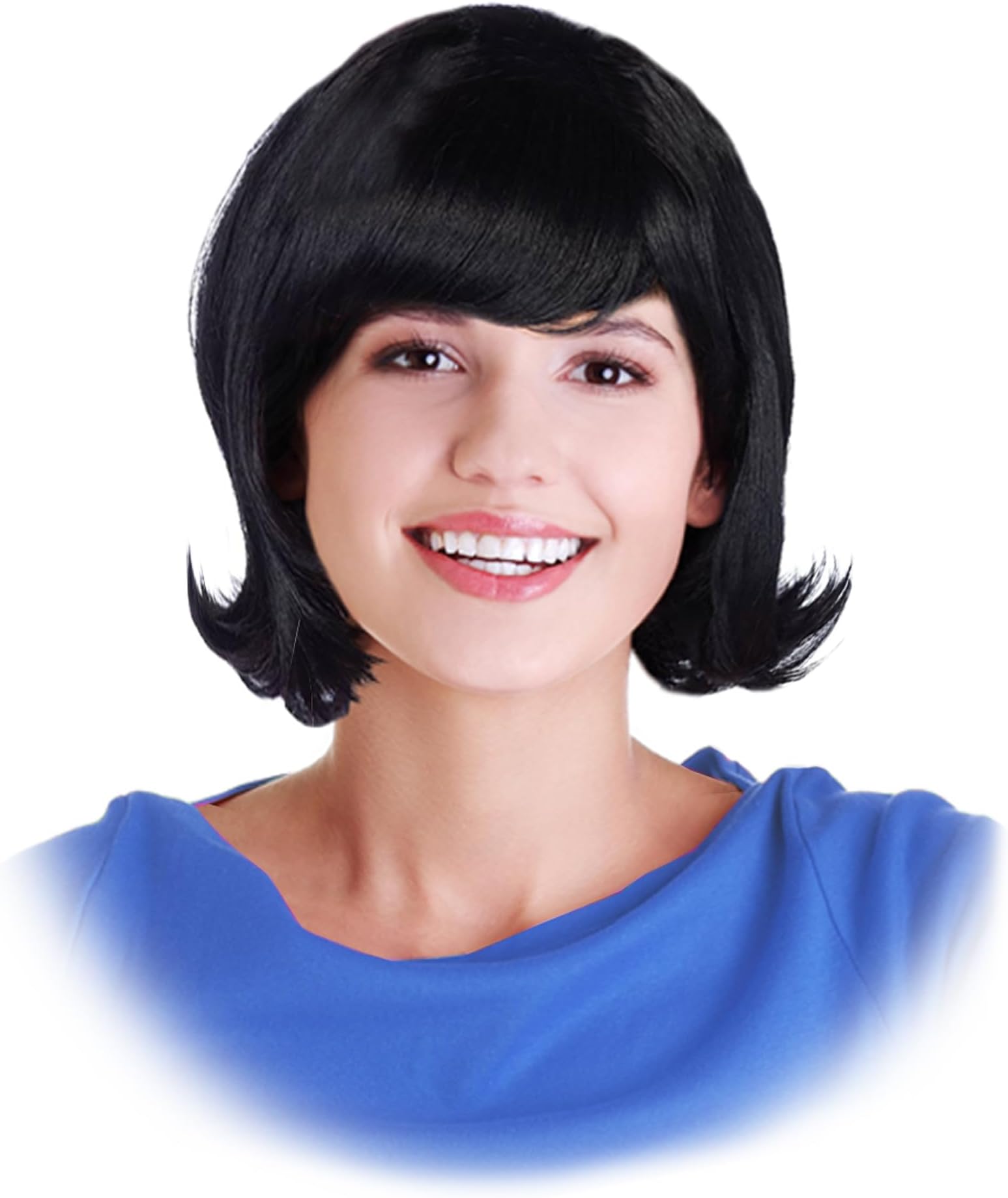 Costume Adventure Jackie Kennedy Wig Jackie Wig Betty Rubble Wig Linda Wig Black