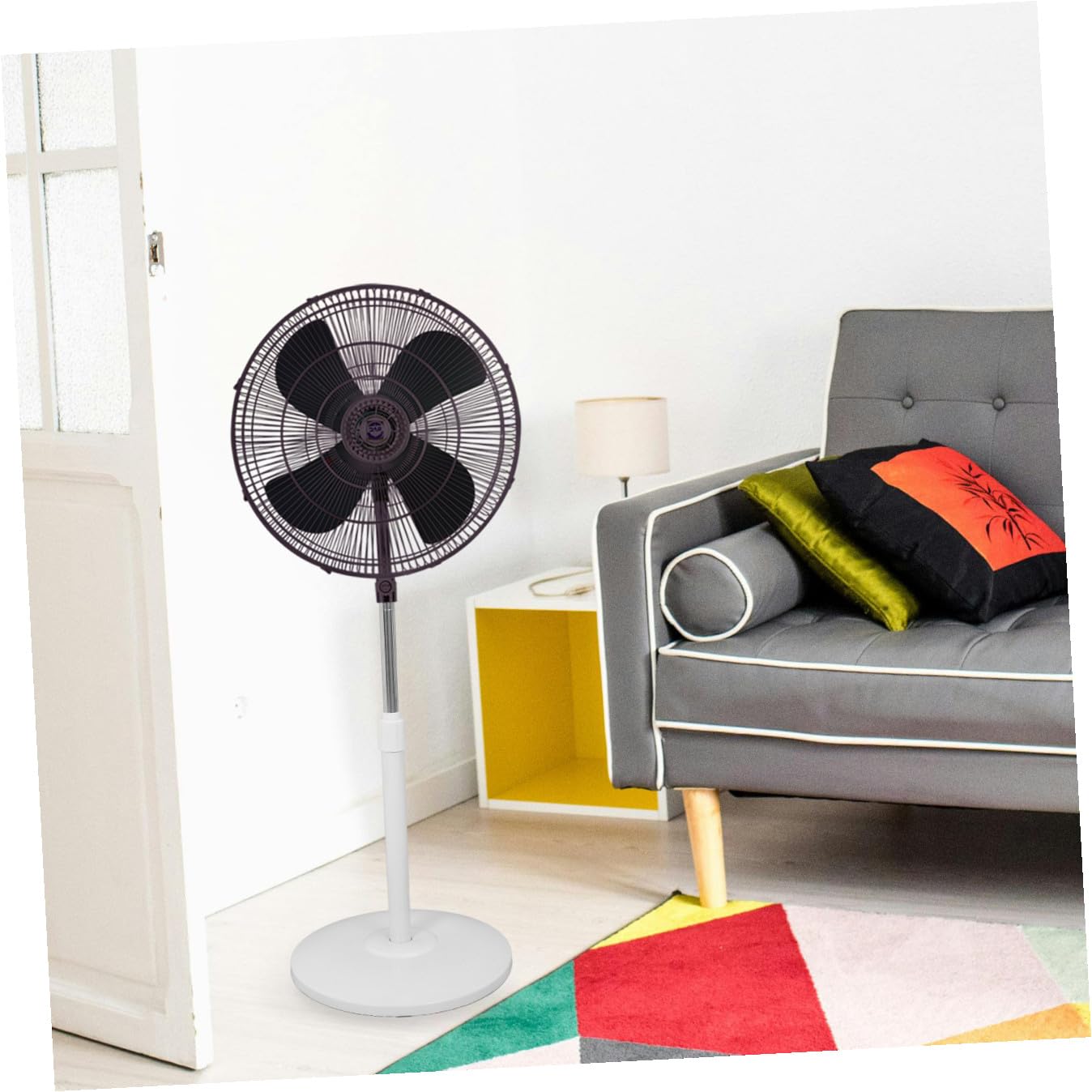 Accesorios para Ventiladores de Pie Varilla de Extensión y Base Reforzada Columna de Soporte de Altura Ajustable Piezas Reemplazables para Ventiladores Eléctricos