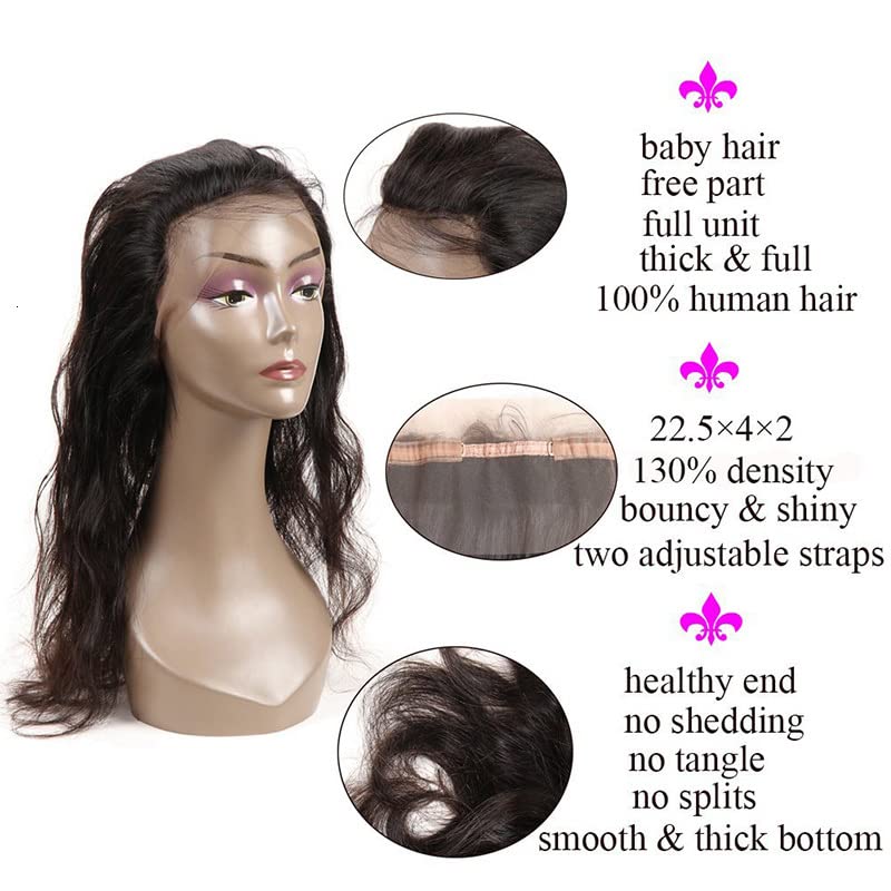Amazon.com : YUDIT 360 Lace frontal Closure Wig Body Wavy Lace