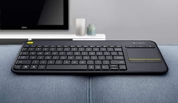 Logitech K400+ Wireless Touch Keyboard - Black -920-007149