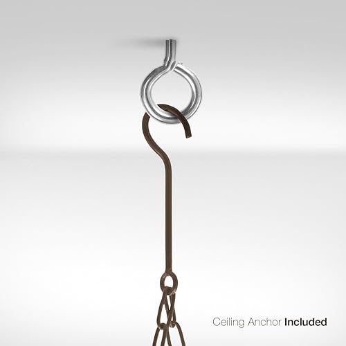 Miniatura 6 de Sorbus – Estante de almacenamiento para techo con ganchos – Organizador multiusos para el hogar, restaurante, utensilios de cocina, utensilios de