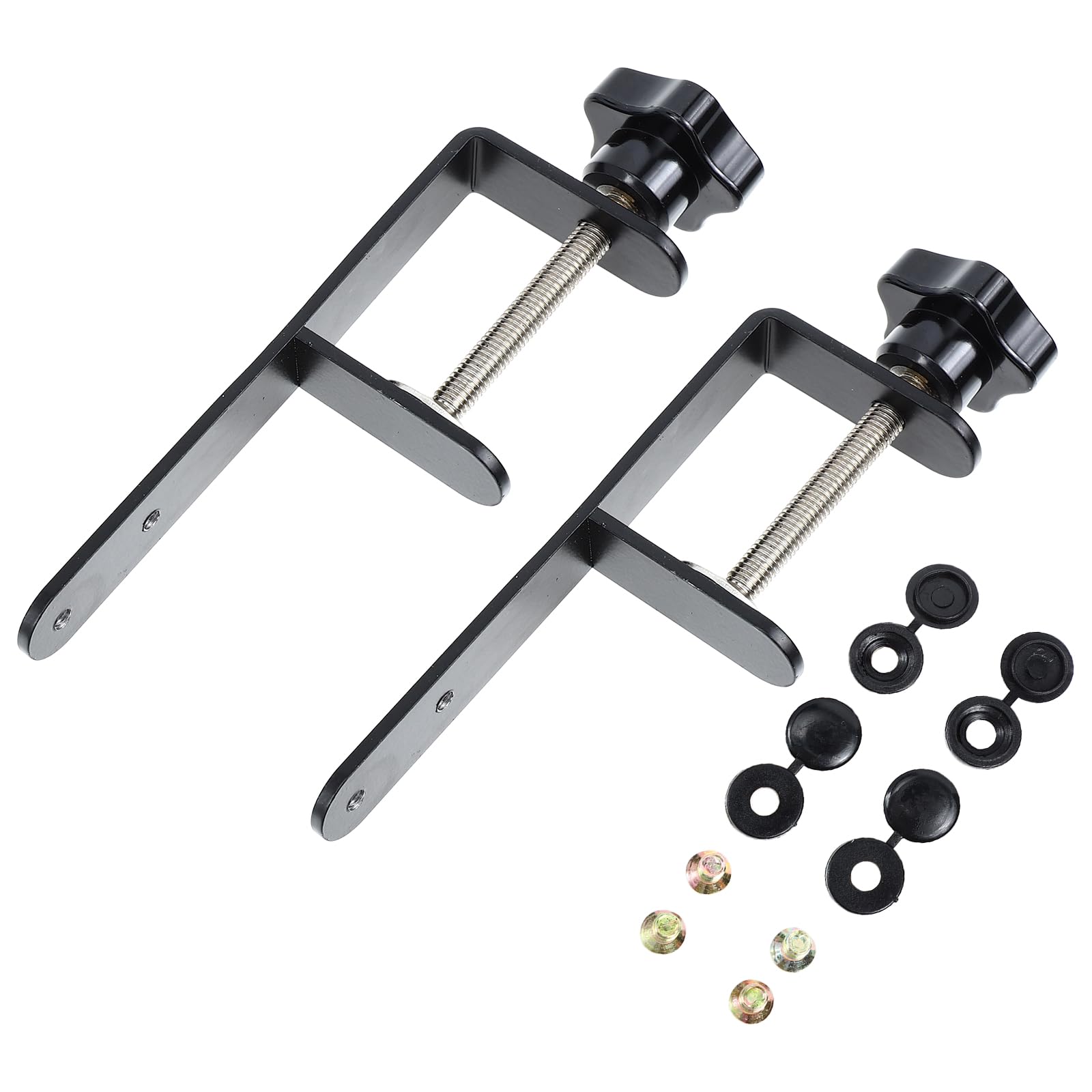 TWISAXC Pegboard Panel Bracket Metal Desk Mounting Offers Effective Solutions For Busy Workspaces And for Creative Spaces Pegboard Panel Desk Mounting Clamps Bracket Metal