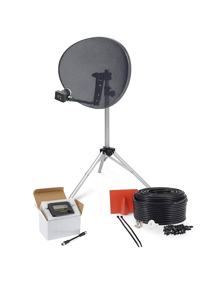 Georgia Satellites［カセット］ SSL Satellites Portable Satellite Zone 2 80cm RV Dish Kit