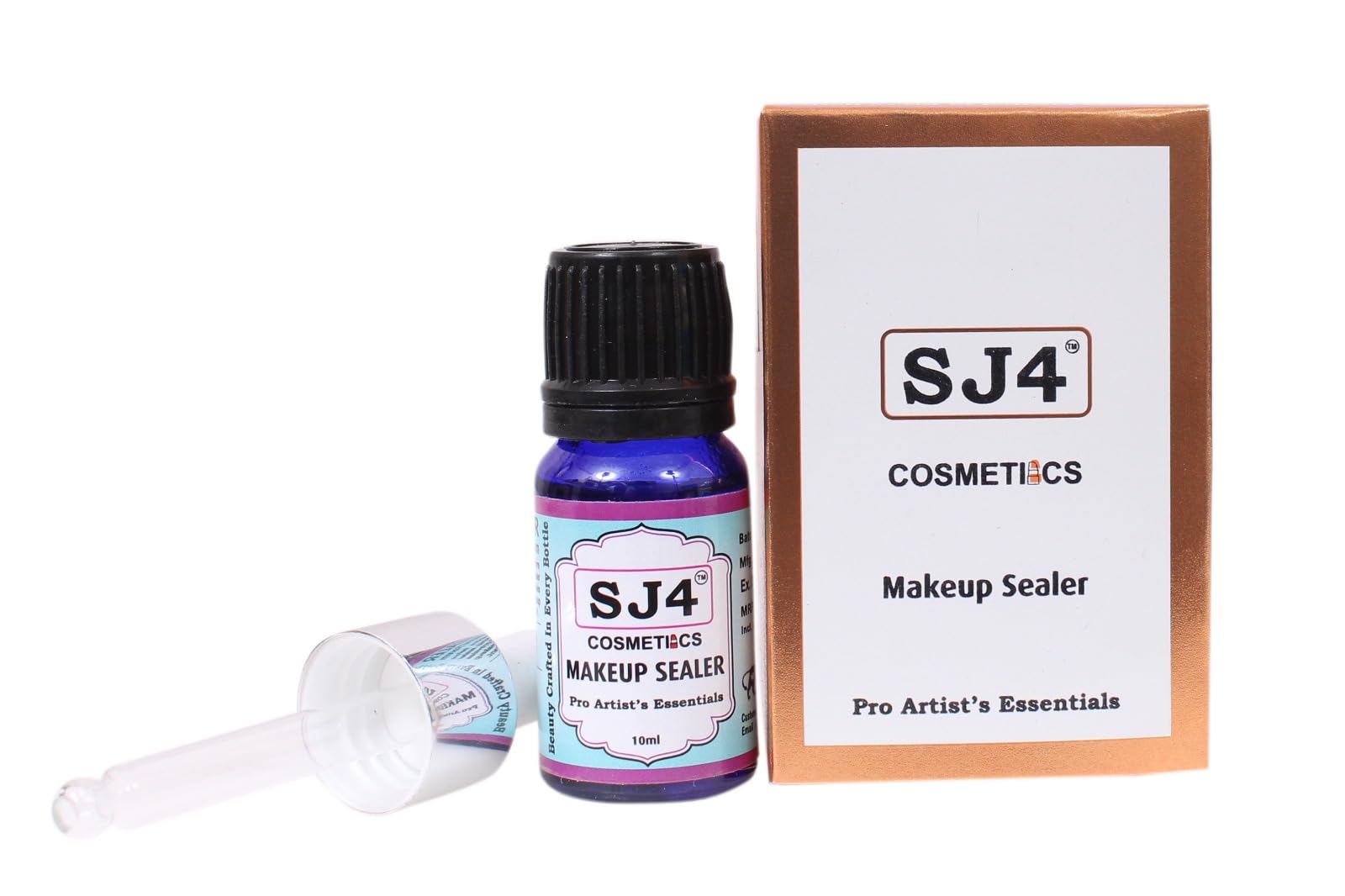 SJ4 Cosmetics, Make Up Sealer - Loved by Maker Artist, Indias 1st Water and Sweat resist, Beauty Product, Beauty Supply Near Me | Beauty fixer &Sealer for Women Make Up