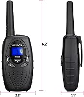 Vista 8 de Retevis RT628 Walkie Talkies para niños, Walky Talky, bloqueo de teclas, voz cristalina VOX, fácil de usar, regalos de Navidad para niños y niñas