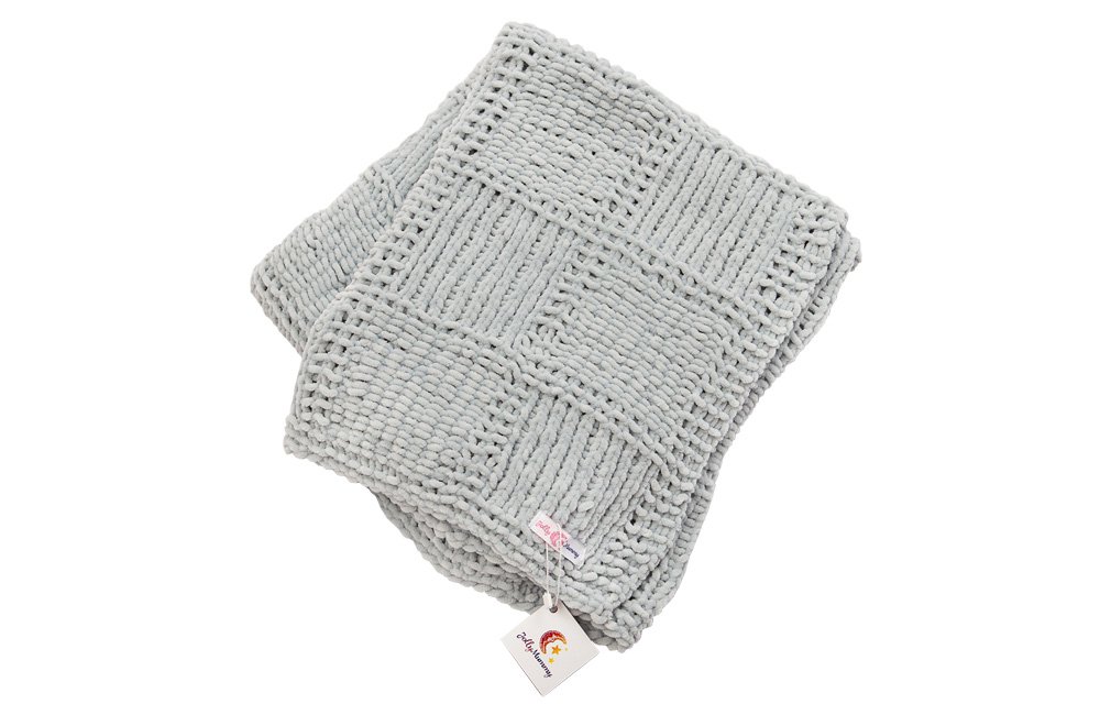 Knitted Blankets (Marshmellow) (90cm110cm, Purple)