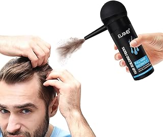 fibras capilares, Fibras capilares para queda cabelo, Fibras cabelo para homem e mulher (preto) Littryee