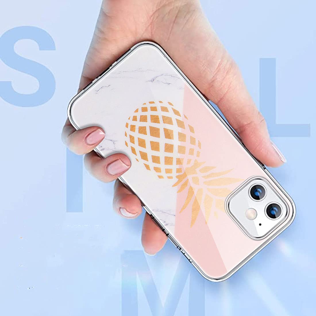 Custodia Yoedge Per Xiaomi Redmi Note 12 5G | 2 Cover Trasparenti Con Disegni Cuore | Silicone TPU Morbido | Antigraffio Per Ragazza - 2