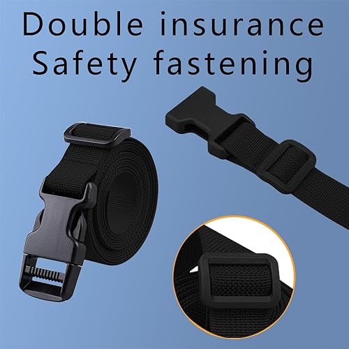 Miniatura 4 de Correa de amarre, correas de equipaje, correas de hebilla ajustables, correa de nailon con hebilla, correas de equipaje resistentes, correas de