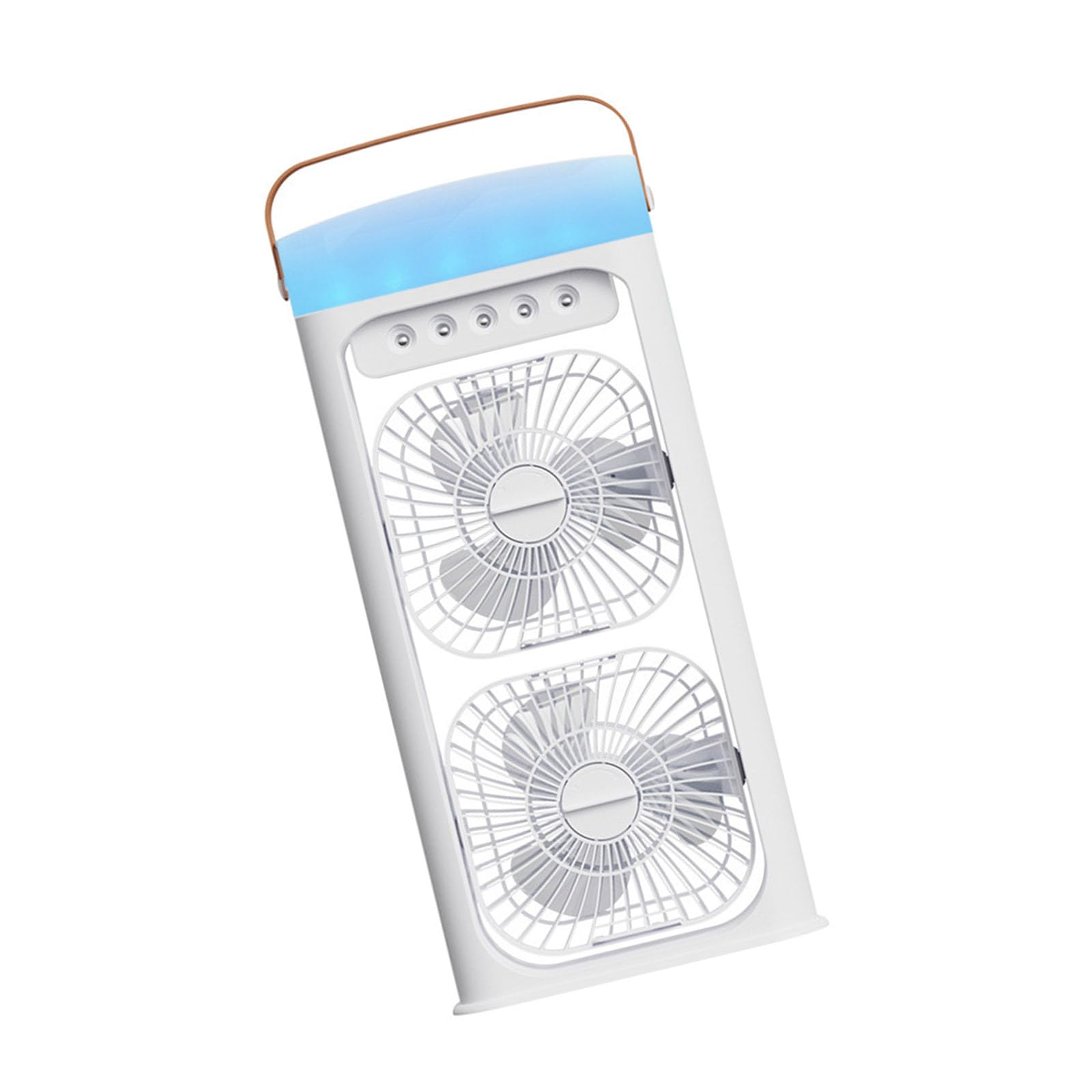 TAZIZI Multi Functional Evaporative with 3000mAh Built in and Touch Control Panel Clock Function Fan