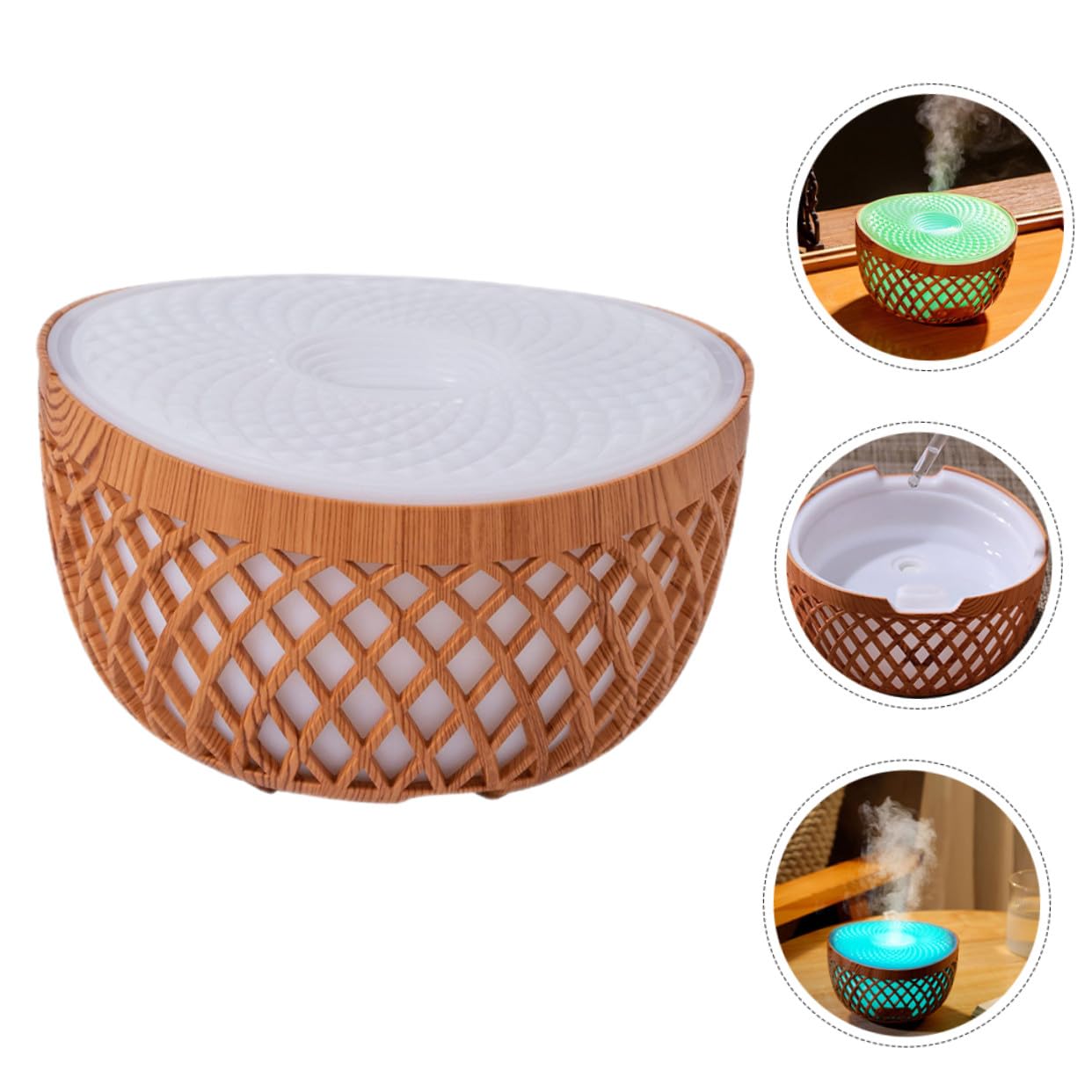 GALPADA Humidificador de Escritorio y Difusor de Fragancias Capacidad de 320ml, Diseño Simple y Material Abs para Decoración y Aromaterapia Hogar o Dormitorio