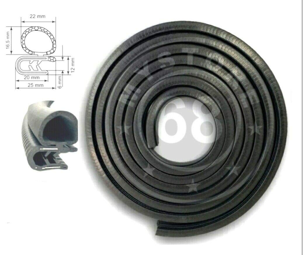 Sello del portón trasero Compatible con Citroen Jumper Sello del portón trasero Sello de goma de la carrocería del autobús puerta trasera 2007-2017
