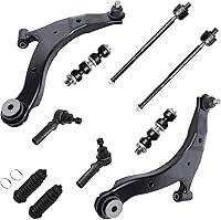 Vista 883 de Detroit Axle - Kit de suspensión frontal de 10 piezas para Dodge Avenger 2008-2014, Chrysler Sebring 2007-2010, 2 brazos de control inferiores, 2