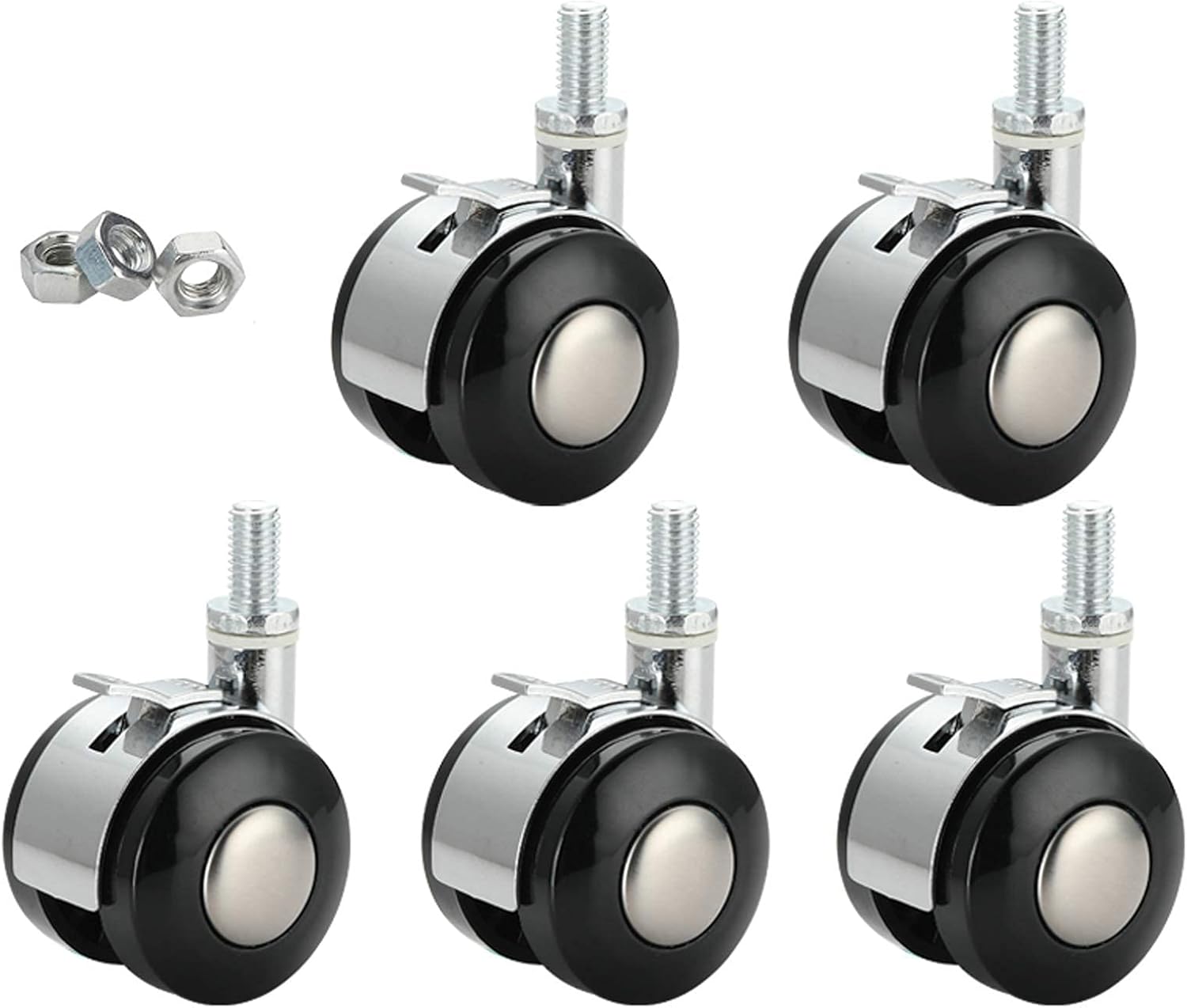 XOUVY Swivel Chair Caster Office Chair Swivel Castor Wheel