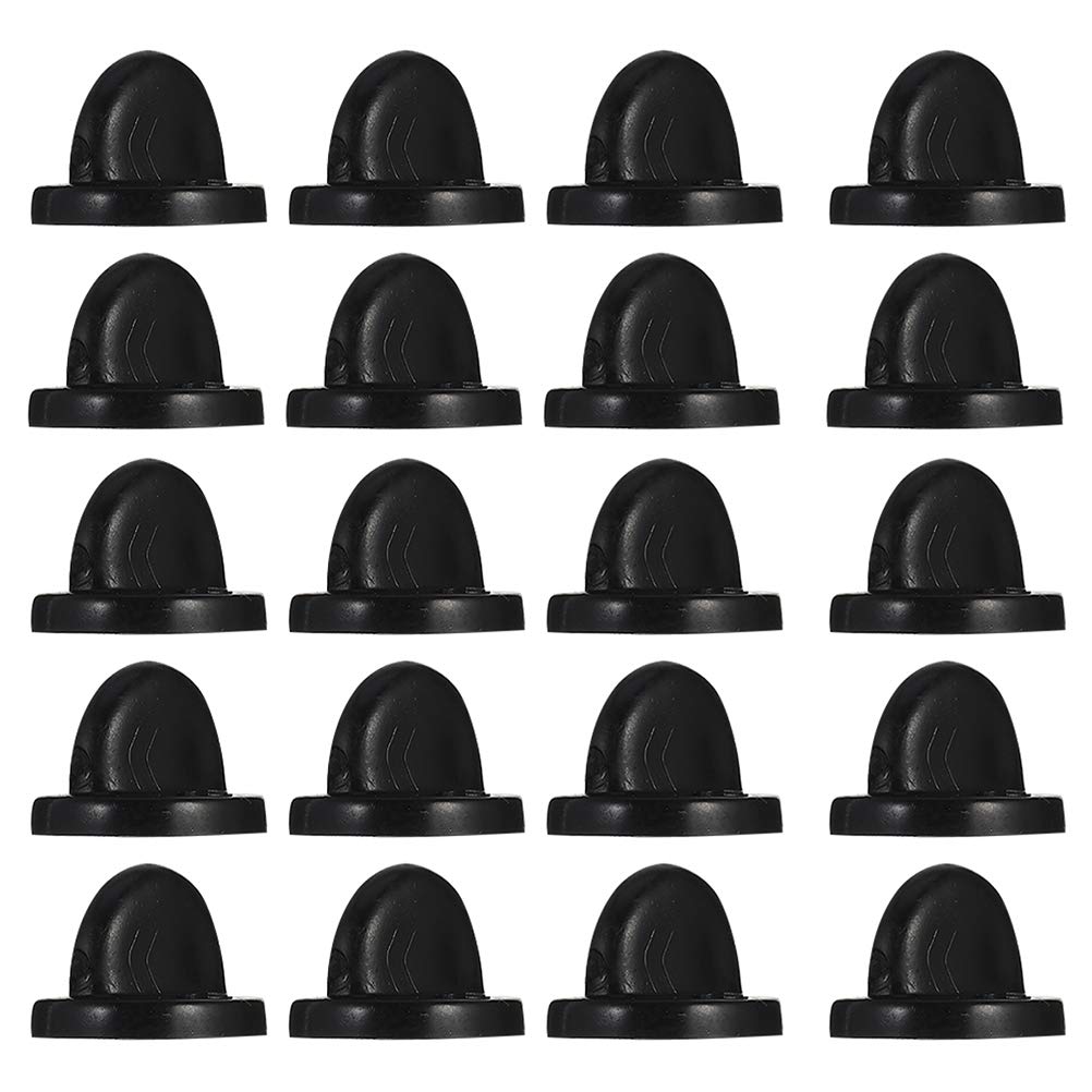 HEALLILY100 Pcs Big Base Brooch Clutch Durable Badge Tacks Pin Backs with Pin Nice Craft