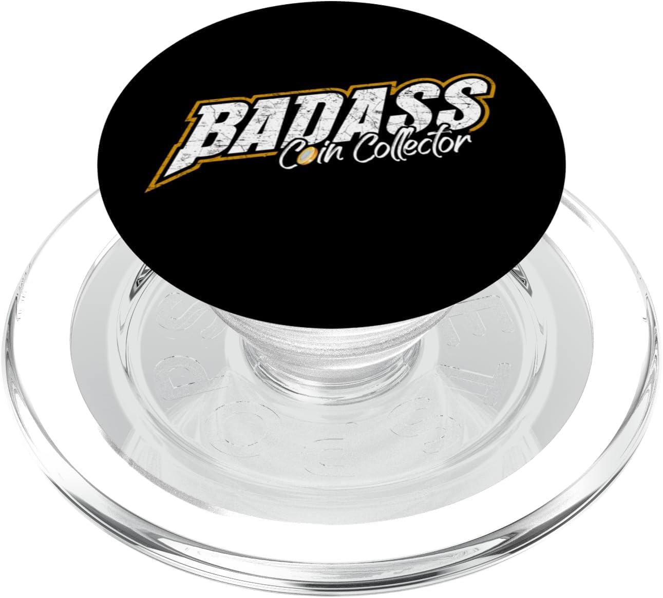 Badass Coin Collector Coin Collecting Hobby Numismatist PopSockets PopGrip for MagSafe
