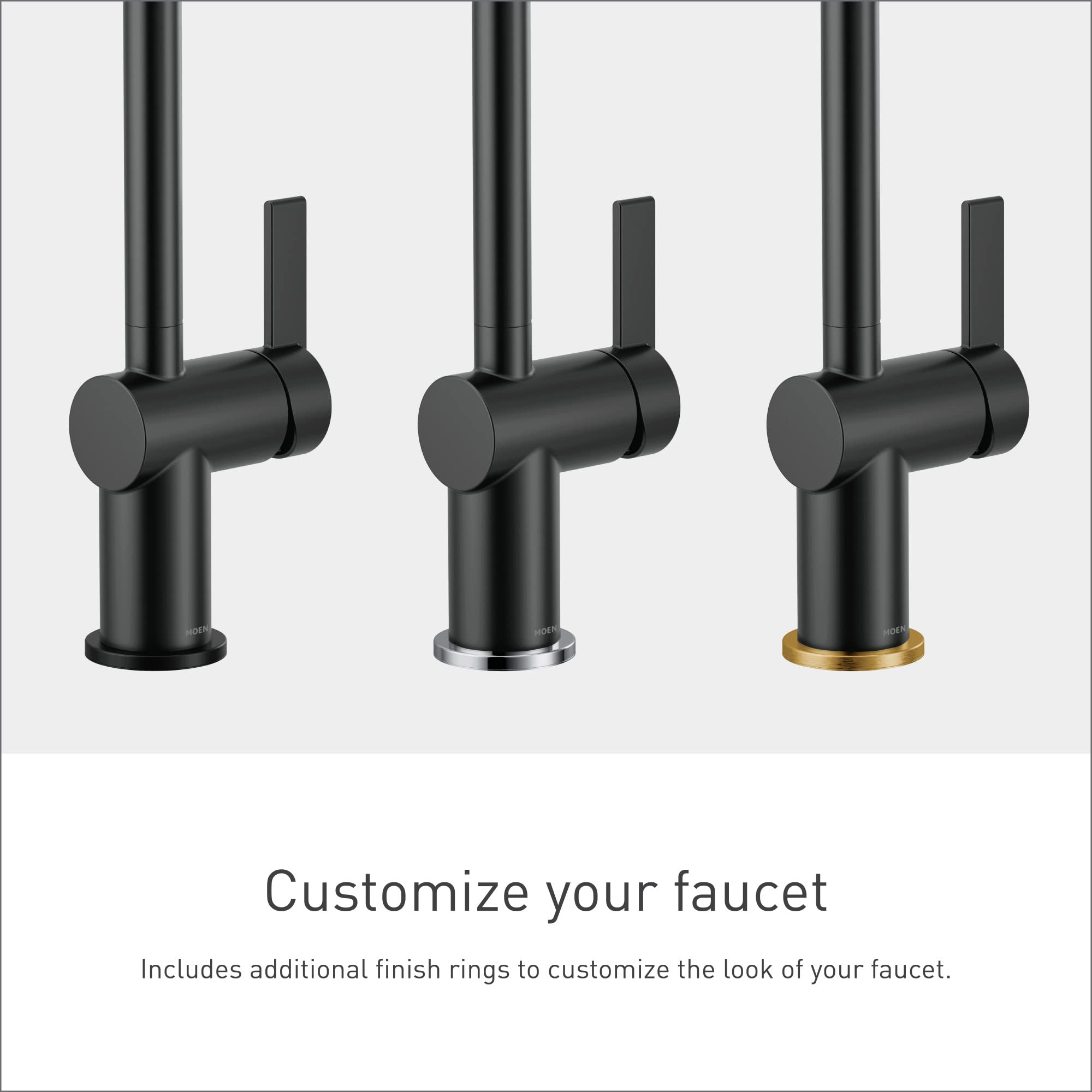 Moen Cia Einhebel-Küchenarmatur – Fleckenresistent, Mit MotionSense, Power-Clean Sprühtechnik