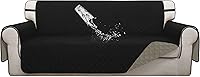Vista 65 de ISSUNTEX Fundas de Sofá de Doble Protección 100% Impermeables para Sala de Estar, Fundas de Sofá para Sofá de 3 Cojines, Protector de Muebles
