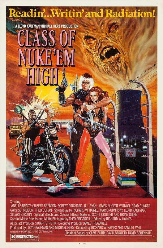 Class of Nuke Em High 1986 0 Poster A5 - Wall Art Home Decor Movie Poster Canvas Film Cinema Retro Vintage Cult Classic Nostargic Saga Modern reprint we print any poster for you borderless 80s 90s 70