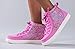 BILLY Footwear Kids Classic Lace High (Toddler/Little Kid/Big Kid) - Shoes for Kids - Canvas Upper - High-top Pink Print 2 Little Kid M