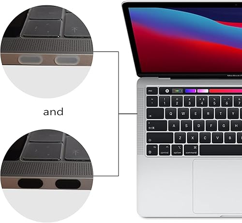 Miniatura 5 de Cubierta de tapones antipolvo para MacBook Pro de 14 pulgadas, MacBook Pro de 16 pulgadas 2019-2023 y MacBook Air de 13 pulgadas M2 M1 2018-2022 y